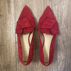 Nine West woman kitty heels red